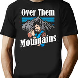 Uncle-Rico-Over-Them-Mountains-Shirt-W Premium Heavyweight Cotton T-Shirt - Black