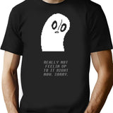 Undertale - Napstablook Premium Heavyweight Cotton T-Shirt - Black