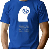 Undertale - Napstablook Premium Heavyweight Cotton T-Shirt - Blue