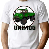 Unimog Green T-Shirt for Men & Women, T-Shirts Graphic Tee - White