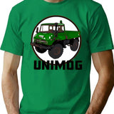 Unimog Green T-Shirt for Men & Women, T-Shirts Graphic Tee - Green