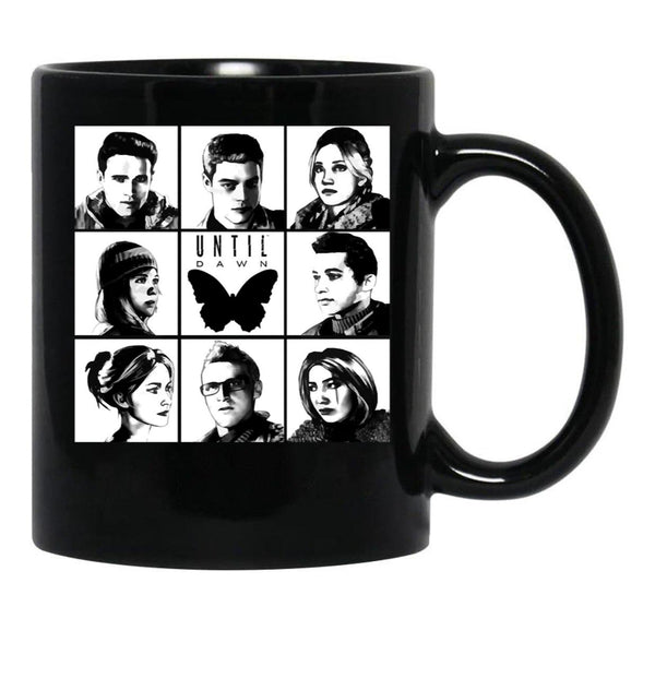 Until Dawn - Main Characters Classic Black Coffee Mug, Gift Coffee Mug - Black