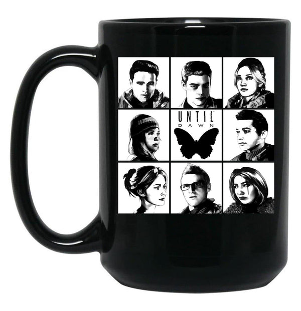 Until Dawn - Main Characters Classic Black Coffee Mug, Gift Coffee Mug - Black