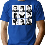 Until Dawn - Main Characters Classic Premium Heavyweight Cotton T-Shirt - Blue