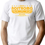 Uscss Nostromo T-Shirt for Men & Women, T-Shirts Graphic Tee - White