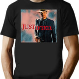 Vabeve Justified Raylan Givens Graphic Design Premium Heavyweight Cotton T-Shirt - Black