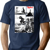 Vagabond Manga T-Shirt for Men & Women, T-Shirts Graphic Tee - Navy