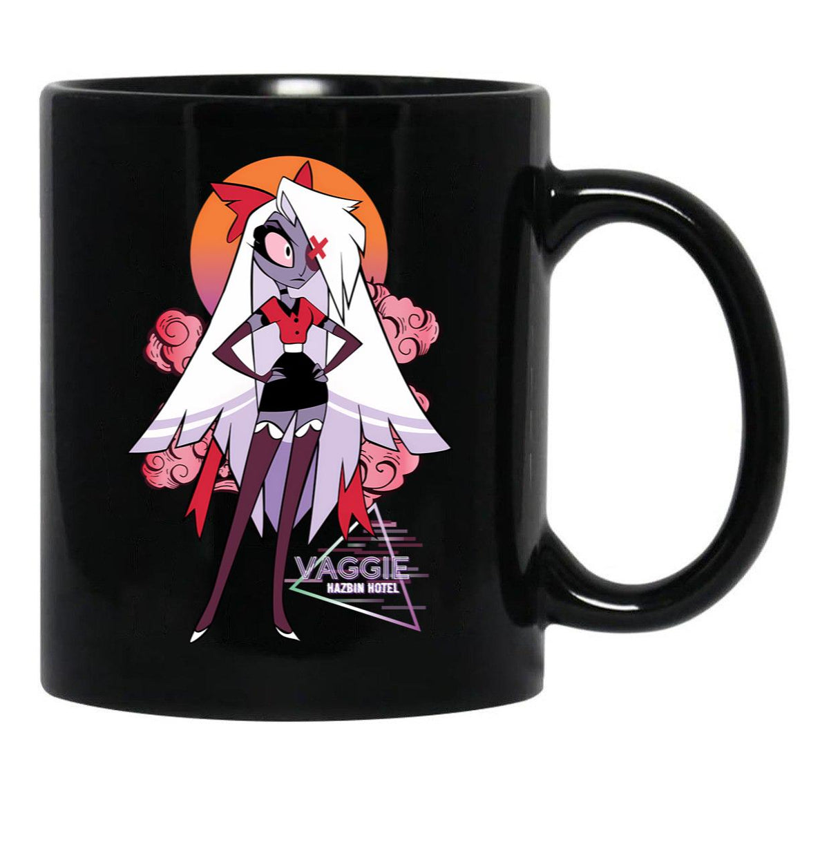 Vaggie Manager Retro Black Coffee Mug, Gift Coffee Mug - Black