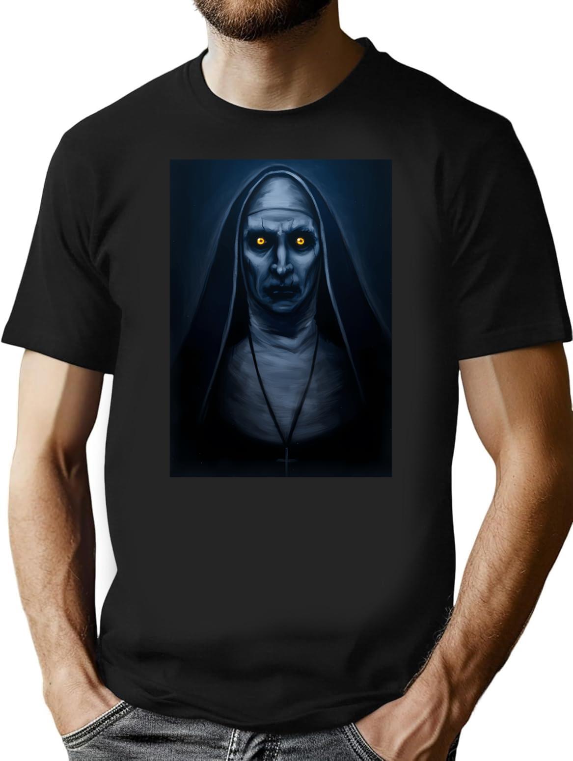 Valak Painting Premium Heavyweight Cotton T-Shirt - Black