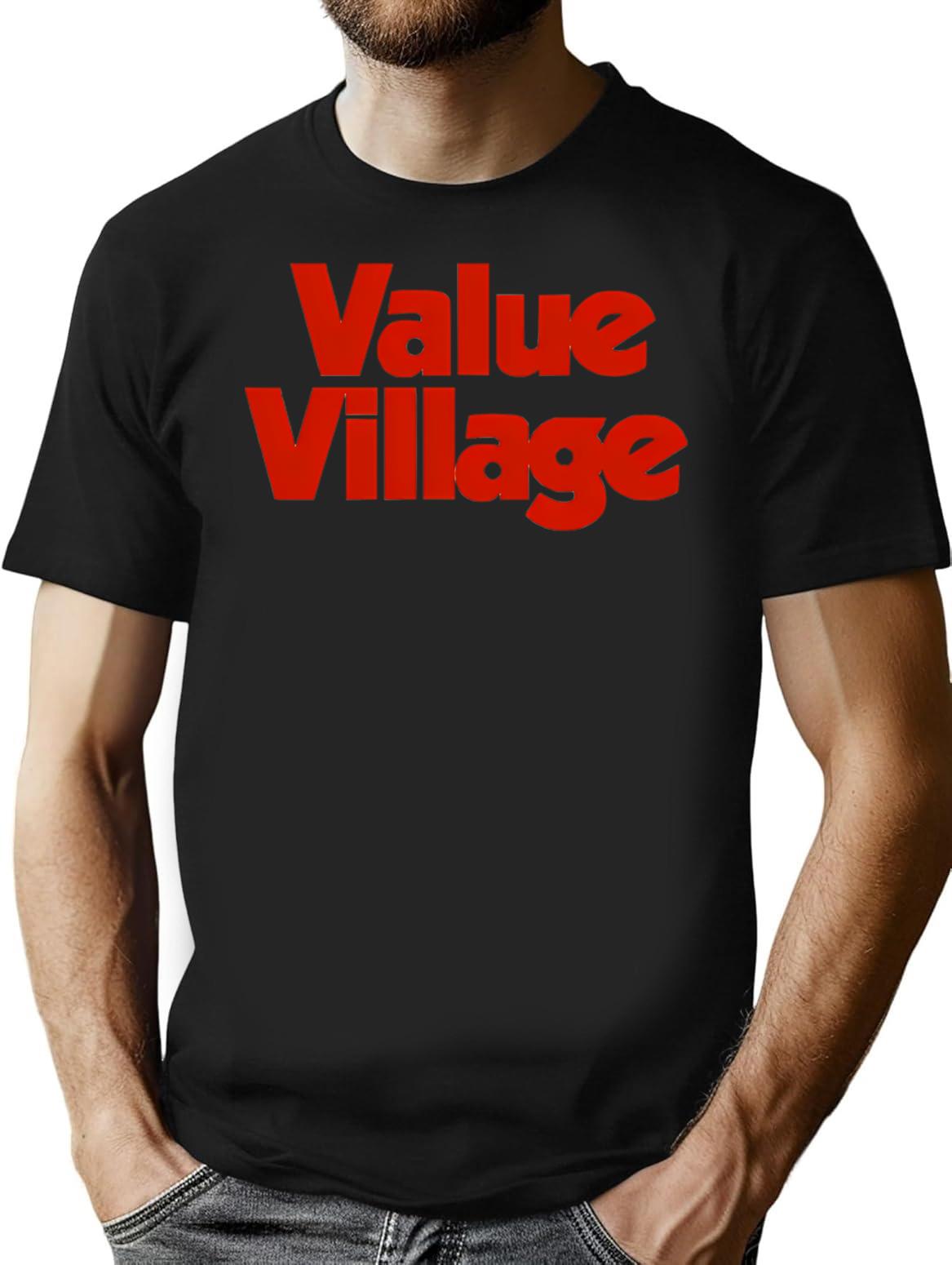 Value Village Thrift God T-Shirt for Men & Women, T-Shirts Graphic Tee - Black