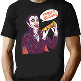 Vampizza T-Shirt for Men & Women, T-Shirts Graphic Tee - Black