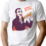 Vampizza T-Shirt for Men & Women, T-Shirts Graphic Tee - White