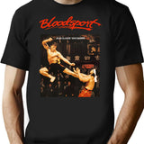 Van Damme T-Shirt for Men & Women, T-Shirts Graphic Tee - Black