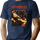 Van Damme T-Shirt for Men & Women, T-Shirts Graphic Tee - Navy
