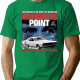 Vanishing Point T-Shirt for Men & Women, T-Shirts Graphic Tee - Green