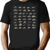 Various Ww2 Tanks T-Shirt for Men & Women, T-Shirts Graphic Tee - Black