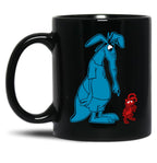 Vatadi Ant and Aardvark Black Coffee Mug, Gift Coffee Mug