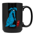Vatadi Ant and Aardvark Black Coffee Mug, Gift Coffee Mug