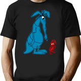 Vatadi Ant and Aardvark Premium Heavyweight Cotton T-Shirt - Black