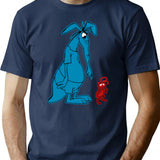 Vatadi Ant and Aardvark Premium Heavyweight Cotton T-Shirt - Navy