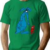 Vatadi Ant and Aardvark Premium Heavyweight Cotton T-Shirt - Green