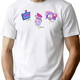 Vees Vox Valentino Velvet Hazbin Hotel - Popsicle Classic Premium Heavyweight Cotton T-Shirt - White
