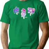 Vees Vox Valentino Velvet Hazbin Hotel - Popsicle Classic Premium Heavyweight Cotton T-Shirt - Green