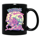 Vegetables Are Delicious Black Coffee Mug, Gift Coffee Mug - Black