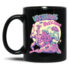 Vegetables Are Delicious Black Coffee Mug, Gift Coffee Mug