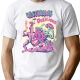 Vegetables Are Delicious Premium Heavyweight Cotton T-Shirt - White