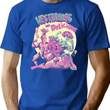 Vegetables Are Delicious Premium Heavyweight Cotton T-Shirt - Blue
