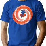 Vertigo T-Shirt for Men & Women, T-Shirts Graphic Tee - Blue