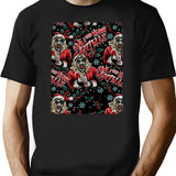 Very Merry Artmas Terrifier 3 T-Shirt for Men & Women, T-Shirts Graphic Tee - Black