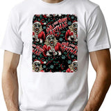 Very Merry Artmas Terrifier 3 T-Shirt for Men & Women, T-Shirts Graphic Tee - White
