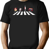 Vhs Cassette Tape Floppy Disc Retro Vintage T-Shirt for Men & Women, T-Shirts Graphic Tee - Black