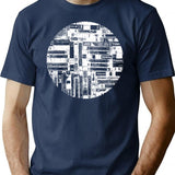 Vhs Drawing T-Shirt for Men & Women, T-Shirts Graphic Tee - Navy