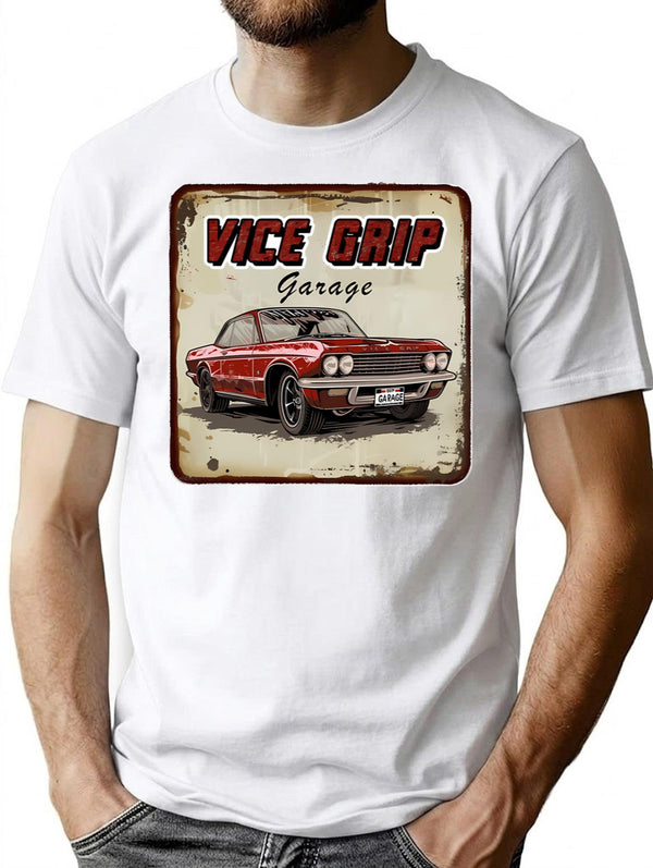 Vice Grip Garage T-Shirt for Men & Women, T-Shirts Graphic Tee - White