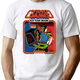 Video Games Rot Your Brains Premium Heavyweight Cotton T-Shirt - White