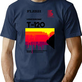 Videodrome T-Shirt for Men & Women, T-Shirts Graphic Tee - Navy