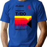 Videodrome T-Shirt for Men & Women, T-Shirts Graphic Tee - Blue