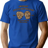 Vintage 70S Movie Funny T-Shirt for Men & Women, T-Shirts Graphic Tee - Blue