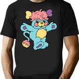 Vintage 80S Popple T-Shirt for Men & Women, T-Shirts Graphic Tee - Black