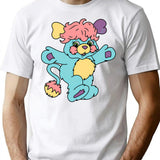 Vintage 80S Popple T-Shirt for Men & Women, T-Shirts Graphic Tee - White