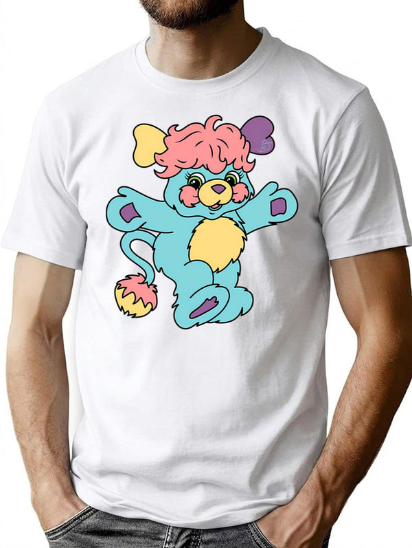 Vintage 80S Popple T-Shirt for Men & Women, T-Shirts Graphic Tee - White