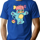 Vintage 80S Popple T-Shirt for Men & Women, T-Shirts Graphic Tee - Blue