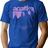 Vintage Agatha All Along T-Shirt for Men & Women, T-Shirts Graphic Tee - Blue