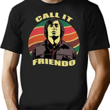 Vintage Anton Chigurh Call It Friendo B Shirts For Mom T Shirt Yarn Gift Pattern Dad Shirt T Shirt Bundle T-Shirt for Men & Women, T-Shirts Graphic Tee - Black