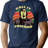 Vintage Anton Chigurh Call It Friendo B Shirts For Mom T Shirt Yarn Gift Pattern Dad Shirt T Shirt Bundle T-Shirt for Men & Women, T-Shirts Graphic Tee - Navy