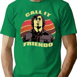 Vintage Anton Chigurh Call It Friendo B Shirts For Mom T Shirt Yarn Gift Pattern Dad Shirt T Shirt Bundle T-Shirt for Men & Women, T-Shirts Graphic Tee - Green