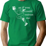 Vintage As If You Could Outrun Me T-Shirt for Men & Women, T-Shirts Graphic Tee - Green
